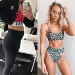 before and after comparison