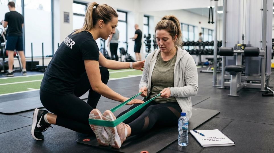 chronic fatigue exercise for women focusing on gentle strength training